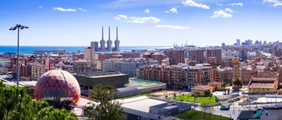 Vista panoramica de Badalona